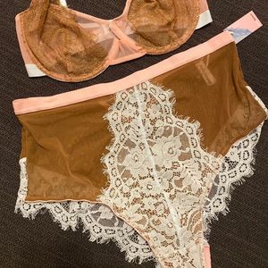 NWT Dora Larsen Annette High Waisted Briefs M